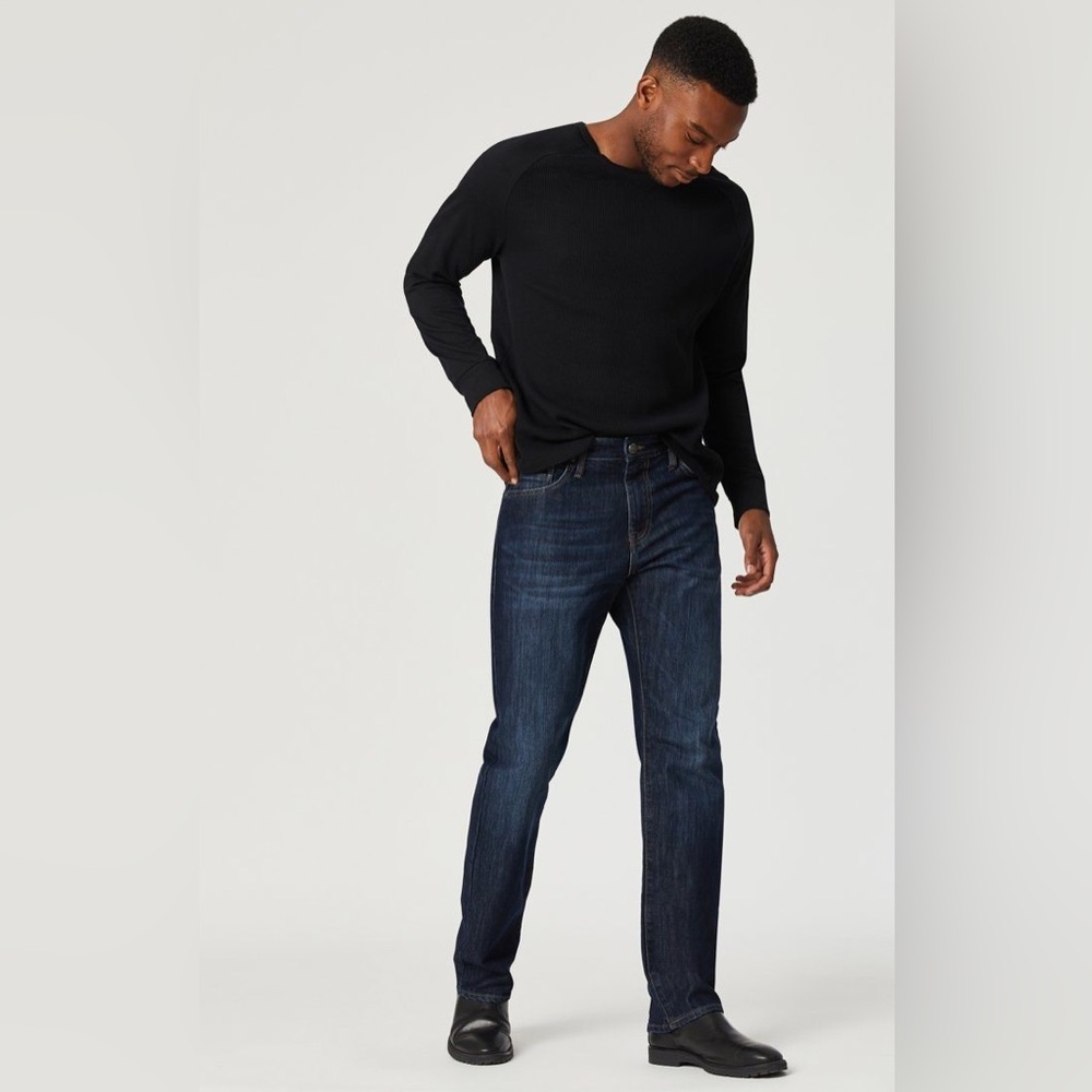 Mavi Matt Relaxed Straight Leg Jeans Dark Stanford